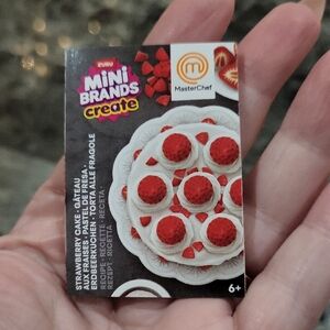 Zuru Mini Brands Create MasterChef Strawberry Cake